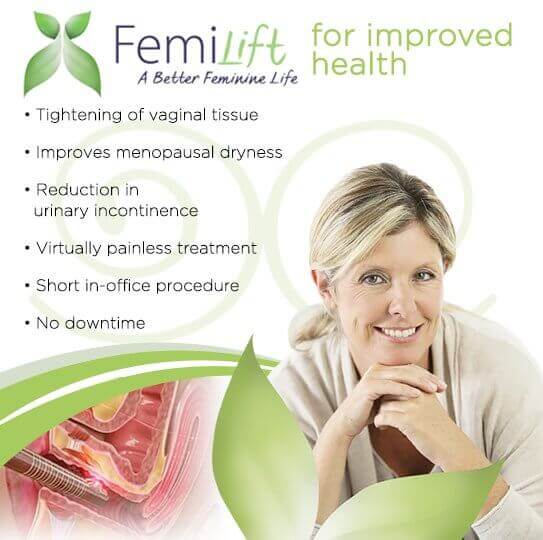 Experience vaginal rejuvenation with FemiLift.