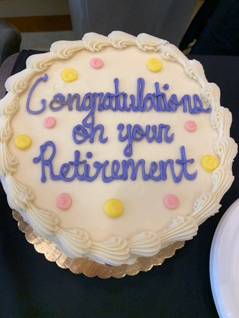Gayle Retirement Cake
